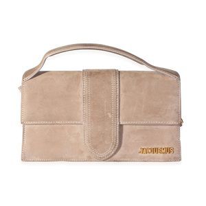 Jacquemus Taupe Nubuck Le Bambino Bag